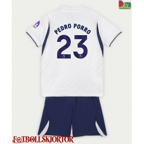 Tottenham Hotspur Pedro Porro #23 Hemmakläder Barn 2026-27 Kortärmad (+ Korta byxor)
